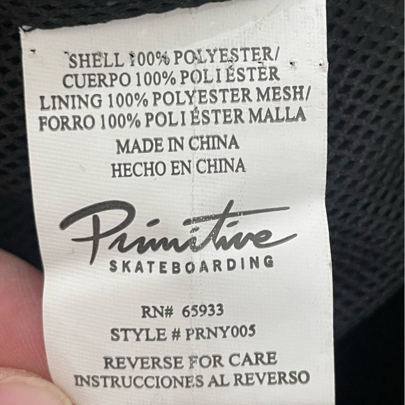 NWT Primitive Skateboarding Men's XXX Large Shorts Mesh Lined Black Swim Shorts - Picture 9 of 10